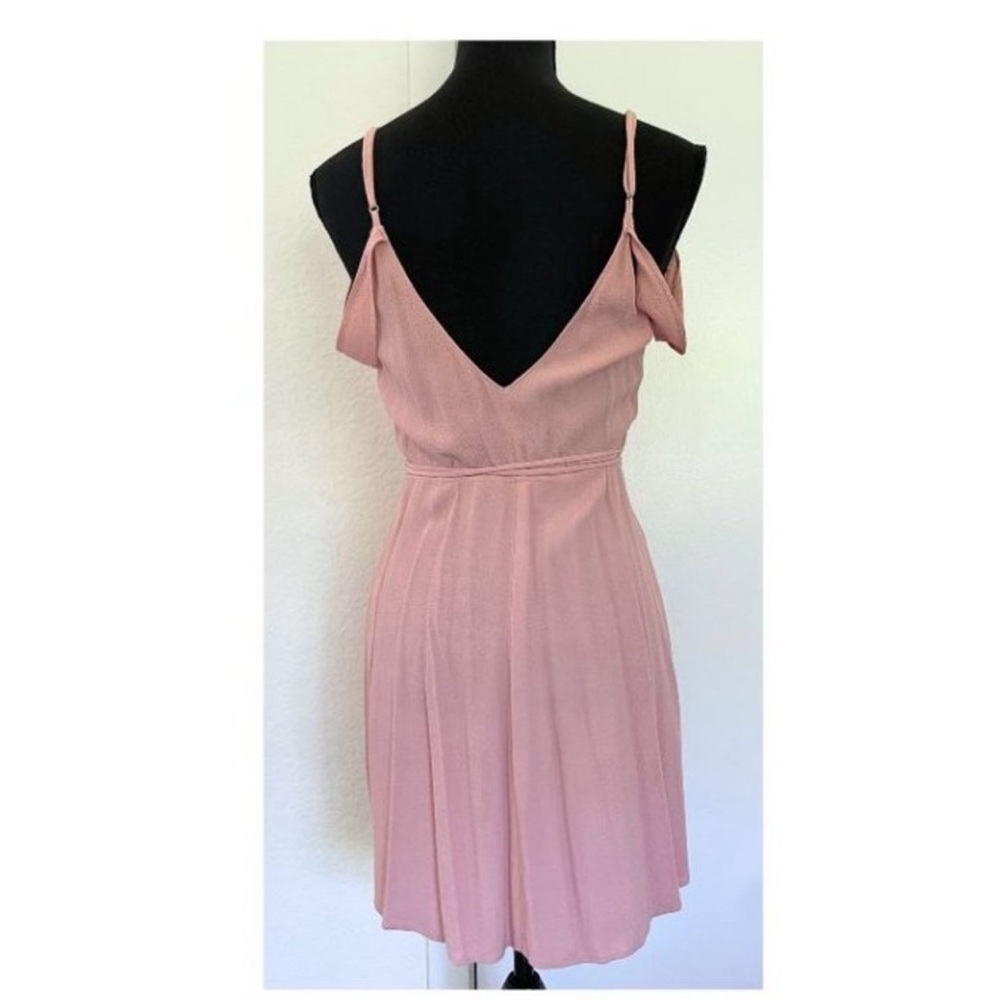 Reformation Ellie Pink Wrap Dress - Picture 4 of 4